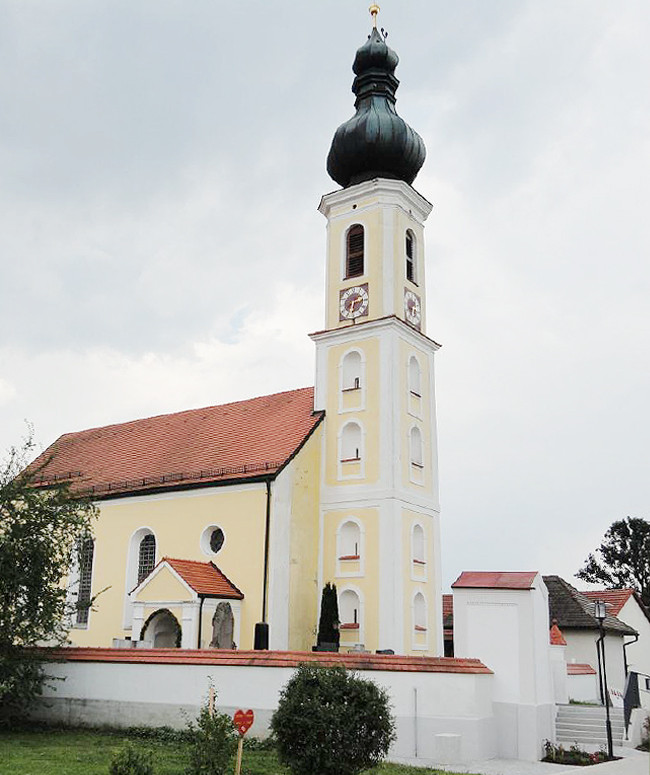 Die Filialkirche St. Vitus : Grucking